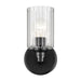 Kichler - 55224BKFLU - One Light Wall Sconce - Gioe - Black