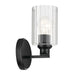 Kichler - 55224BKFLU - One Light Wall Sconce - Gioe - Black