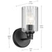 Kichler - 55224BKFLU - One Light Wall Sconce - Gioe - Black