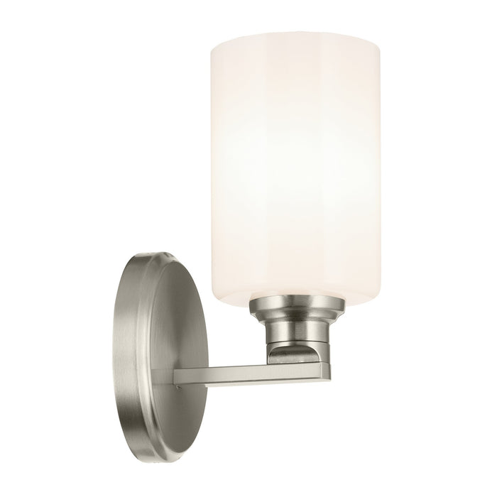 Kichler - 55224NI - One Light Wall Sconce - Gioe - Brushed Nickel
