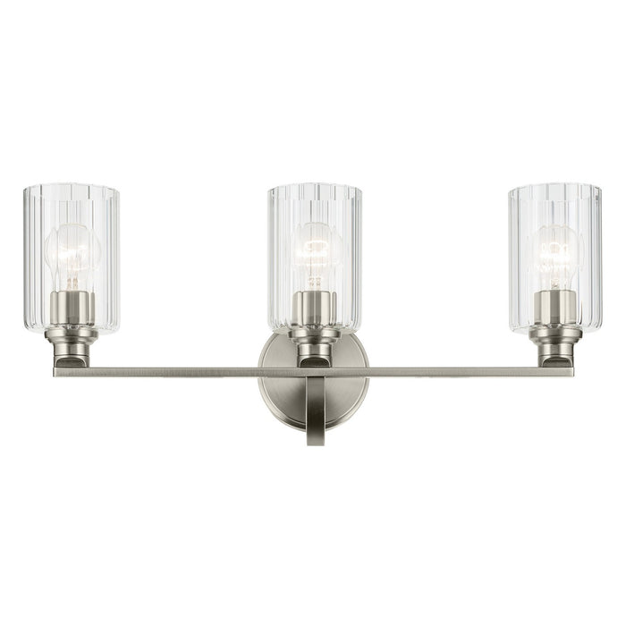 Kichler - 55226NIFLU - Three Light Bath - Gioe - Brushed Nickel