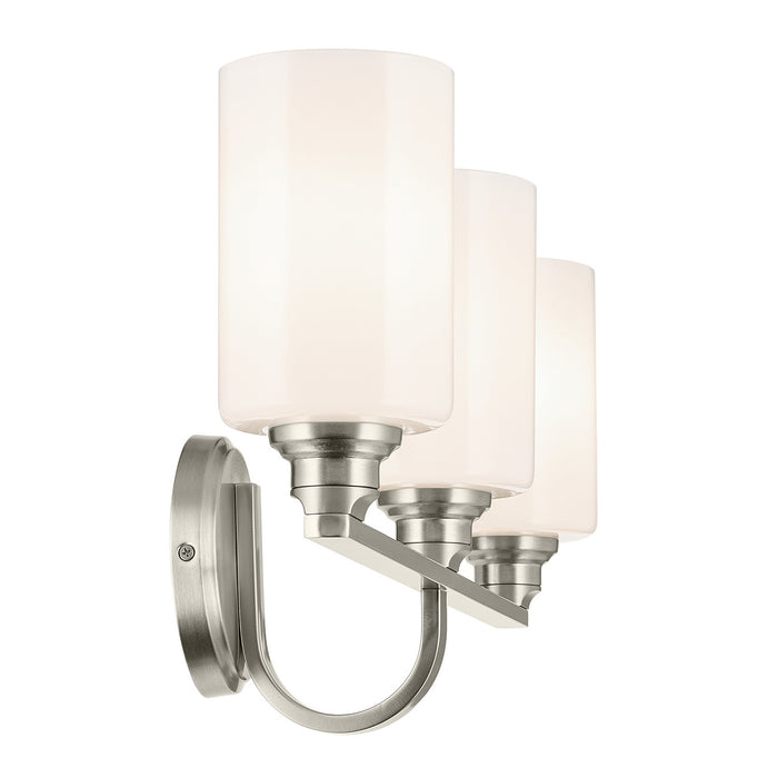 Kichler - 55226NI - Three Light Bath - Gioe - Brushed Nickel