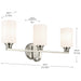 Kichler - 55226NI - Three Light Bath - Gioe - Brushed Nickel