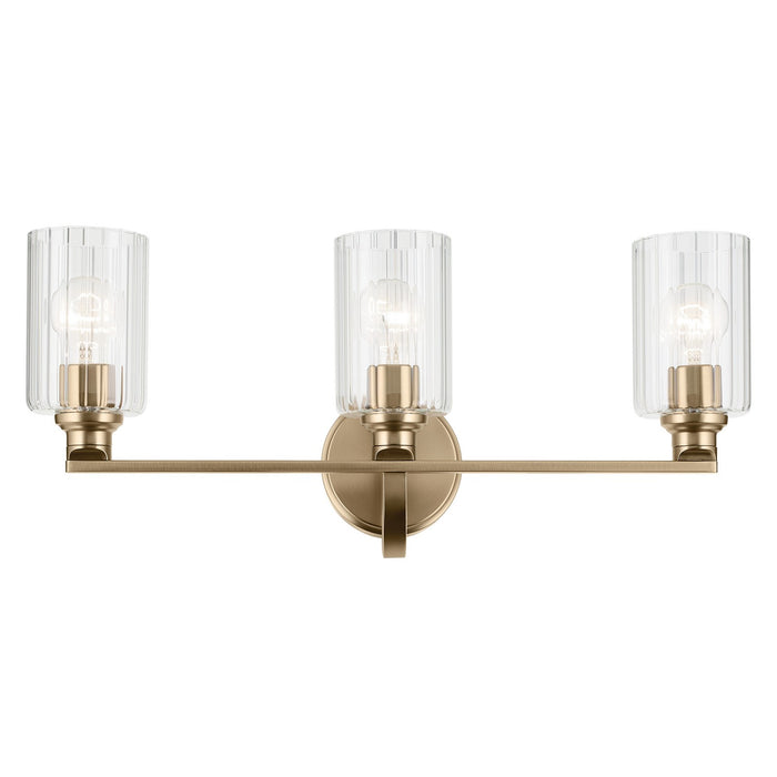 Kichler - 55226CPZFLU - Three Light Bath - Gioe - Champagne Bronze