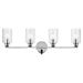 Kichler - 55227CHFLU - Four Light Bath - Gioe - Chrome