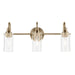 Kichler - 55211CPZ - Three Light Bath - Kavi - Champagne Bronze