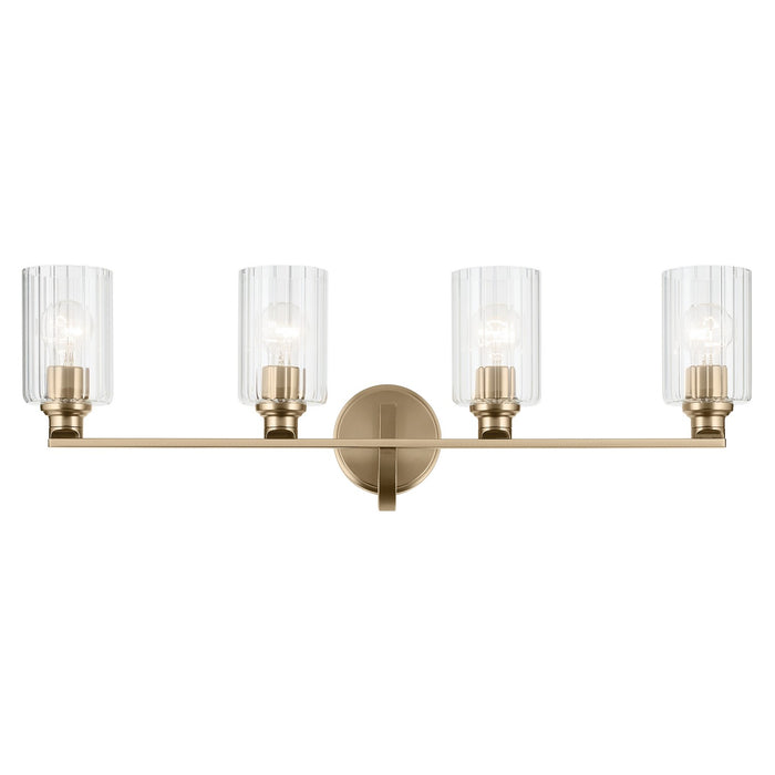 Kichler - 55227CPZFLU - Four Light Bath - Gioe - Champagne Bronze