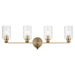 Kichler - 55227CPZFLU - Four Light Bath - Gioe - Champagne Bronze