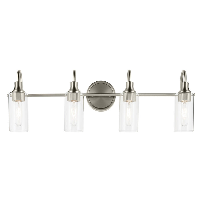 Kichler - 55212NI - Four Light Bath - Kavi - Brushed Nickel