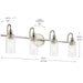 Kichler - 55212NI - Four Light Bath - Kavi - Brushed Nickel