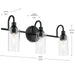 Kichler - 55211BK - Three Light Bath - Kavi - Black