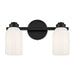Kichler - 55201BK - Two Light Bath - Shae - Black