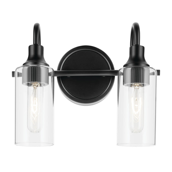 Kichler - 55210BK - Two Light Bath - Kavi - Black