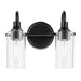 Kichler - 55210BK - Two Light Bath - Kavi - Black