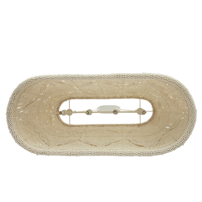 Gabby - SCH-175459 - Four Light Linear Chandelier - Angelina - Winter White/Natural