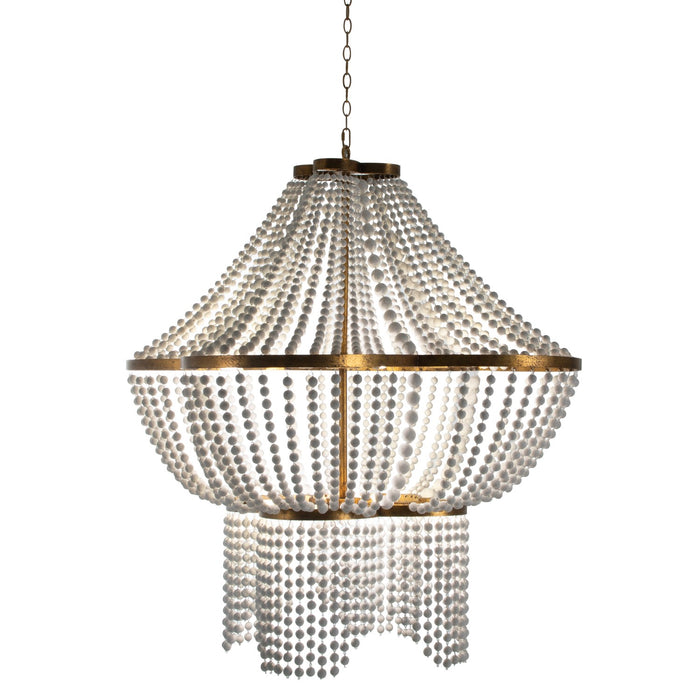 Gabby - SCH-175386 - Four Light Chandelier - Annabelle - Antique White/Gilded Gold