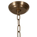 Gabby - SCH-175651 - Five Light Chandelier - Augusta - Antique Brass/Cast Glass