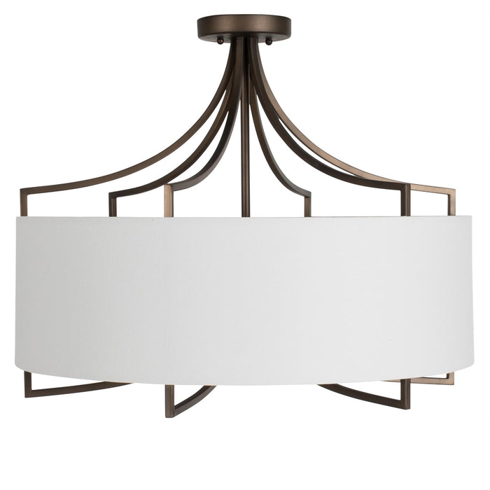 Gabby - SCH-175664 - Four Light Flush Mount - Lacey - Dark Bronze