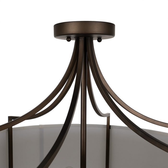 Gabby - SCH-175664 - Four Light Flush Mount - Lacey - Dark Bronze