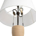 Gabby - SCH-175250 - One Light Table Lamp - Ridley - White Linen/Natural Seagrass/Brushed Dark Bronze
