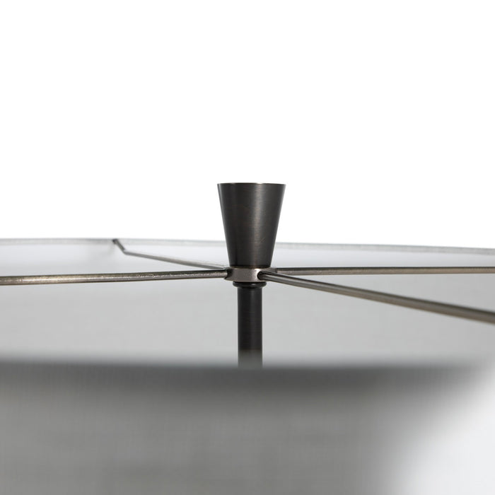 Gabby - SCH-175250 - One Light Table Lamp - Ridley - White Linen/Natural Seagrass/Brushed Dark Bronze