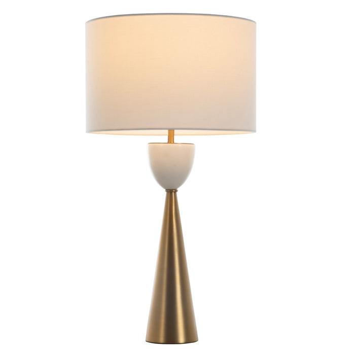 Gabby - SCH-175454 - One Light Table Lamp - Rome - Matte Gold Brass/Antique Bronze/Marble