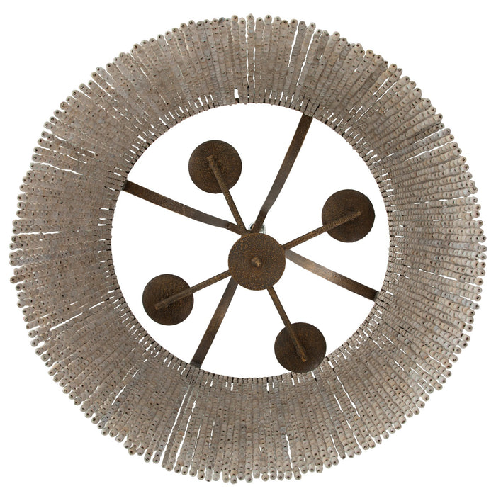 Gabby - SCH-175366 - Four Light Chandelier - Tamara - Antique Gold/Antique White