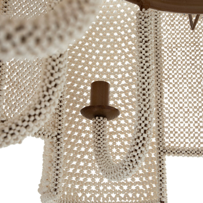 Gabby - SCH-175458 - Seven Light Chandelier - Teagan - Winter White/Natural