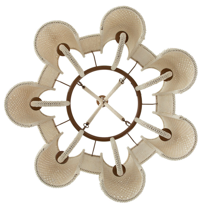 Gabby - SCH-175458 - Seven Light Chandelier - Teagan - Winter White/Natural