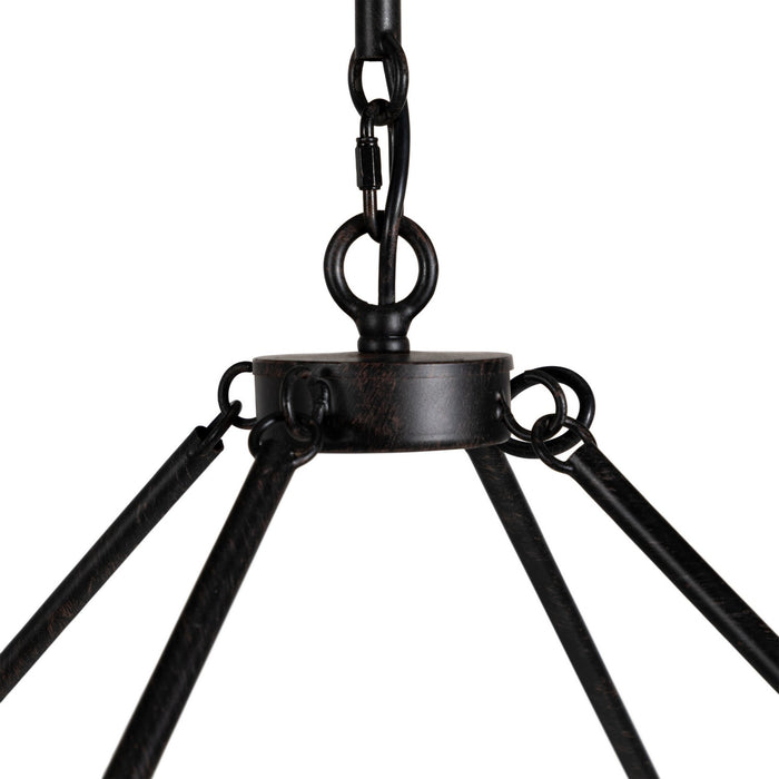 Gabby - SCH-175658 - Ten Light Chandelier - Tyrell - Antique Plaster White/Brushed Antique Black