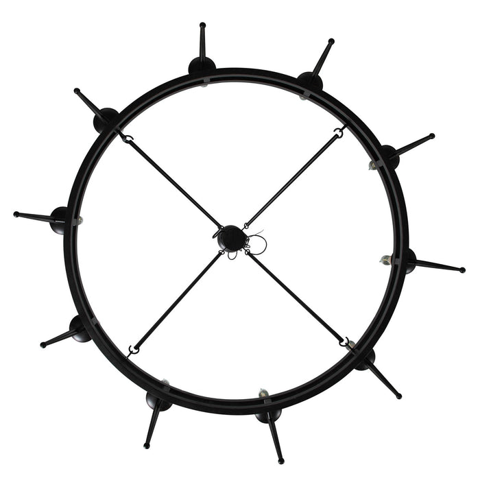 Gabby - SCH-175658 - Ten Light Chandelier - Tyrell - Antique Plaster White/Brushed Antique Black