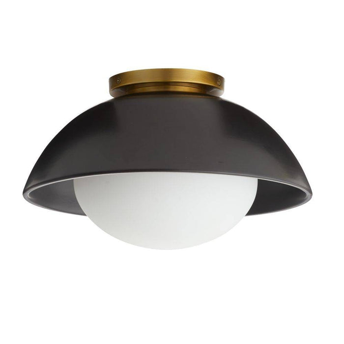 Arteriors - GADFC01 - One Light Flush Mount - Glaze - Matte Black