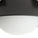 Arteriors - GADFC01 - One Light Flush Mount - Glaze - Matte Black
