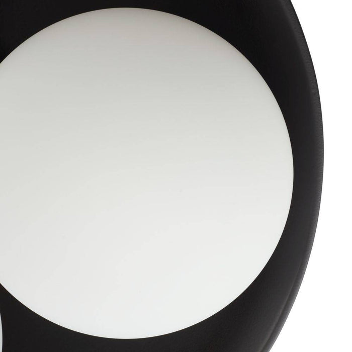 Arteriors - GADFC02 - Three Light Flush Mount - Glaze - Matte Black