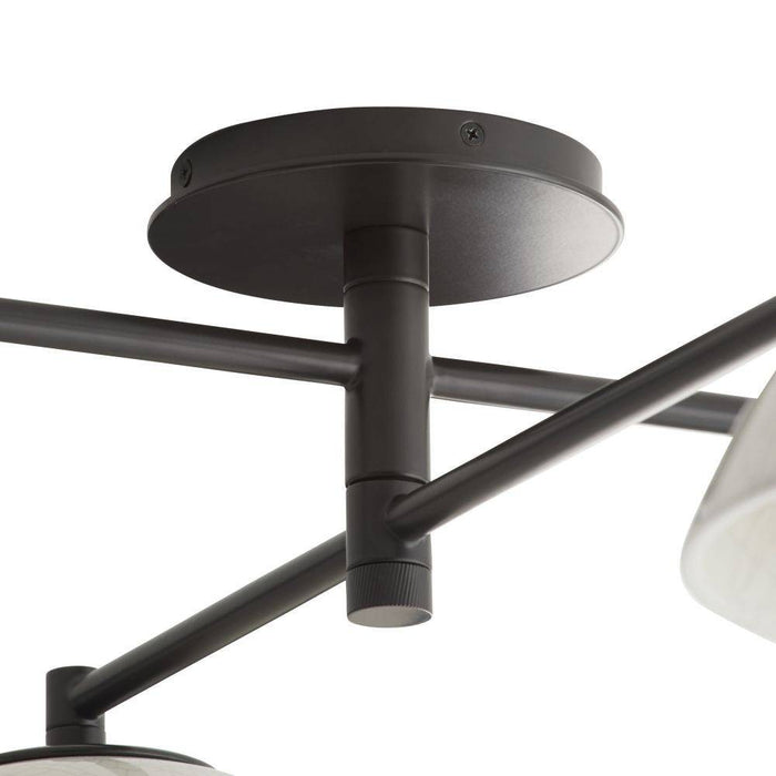 Arteriors - GADFC03 - Four Light Flush Mount - Glaze - Ivory Stained Crackle