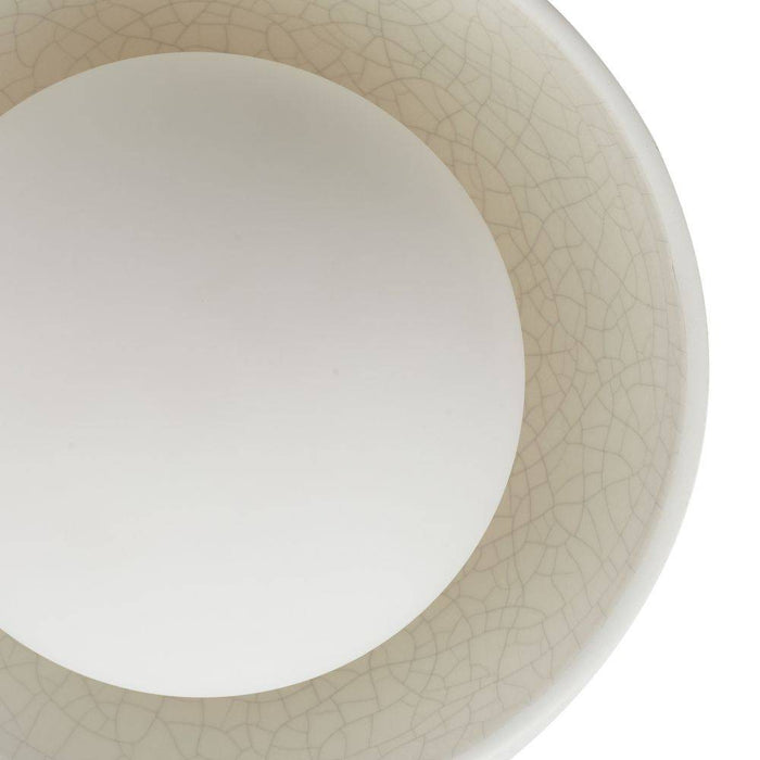 Arteriors - GADFC03 - Four Light Flush Mount - Glaze - Ivory Stained Crackle