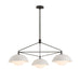 Arteriors - GADMC01 - Three Light Chandelier - Glaze - Ivory Stained Crackle