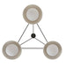 Arteriors - GADMC01 - Three Light Chandelier - Glaze - Ivory Stained Crackle