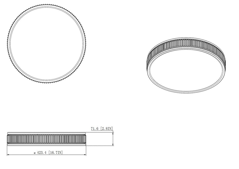 Z-Lite - 1013F16-MB-LED - LED Flush Mount - Stari - Matte Black