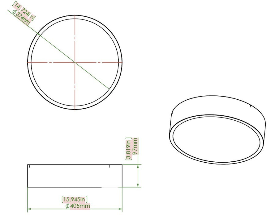 Z-Lite - 1017F16-BRZ-LED - LED Flush Mount - Coronado - Bronze