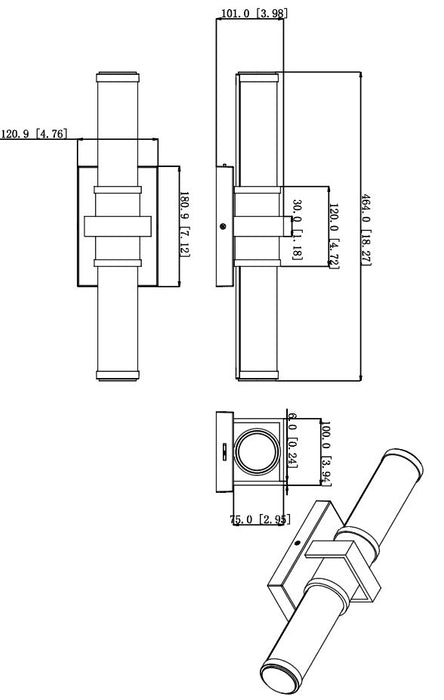 Z-Lite - 1019-18W-CH-LED - LED Vanity - Idris - Chrome