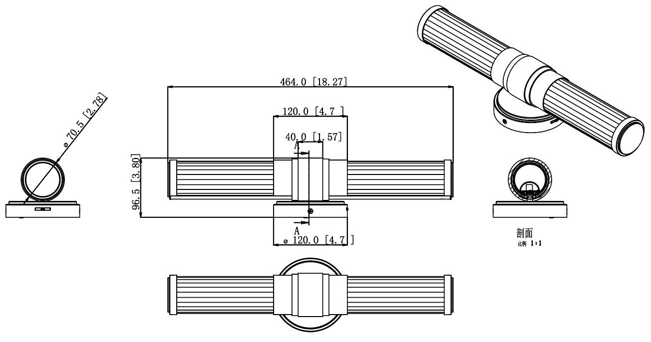 Z-Lite - 1020-18W-MB-LED - LED Vanity - Warwick - Matte Black