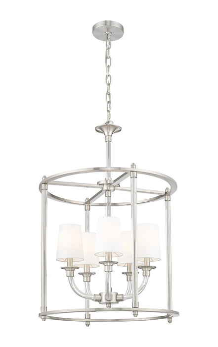 Z-Lite - 1950-5C-BN - Five Light Chandelier - Katerina - Brushed Nickel