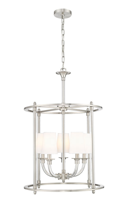 Z-Lite - 1950-5C-BN - Five Light Chandelier - Katerina - Brushed Nickel