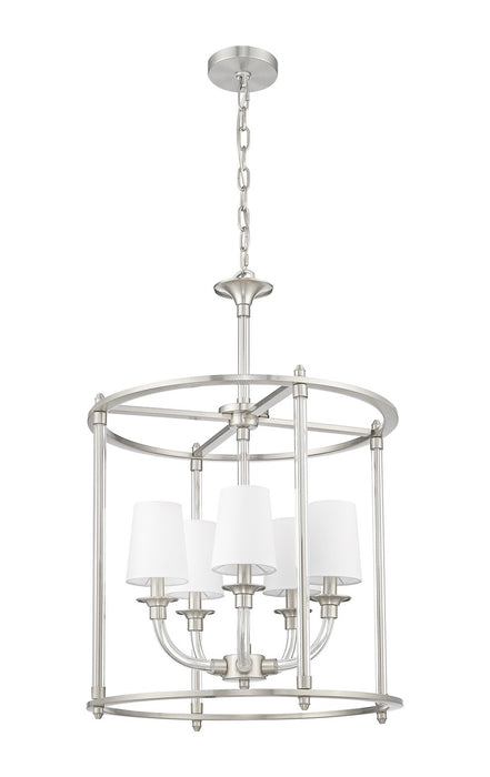 Z-Lite - 1950-5C-BN - Five Light Chandelier - Katerina - Brushed Nickel