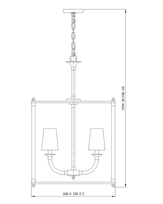 Z-Lite - 1950-5C-BN - Five Light Chandelier - Katerina - Brushed Nickel