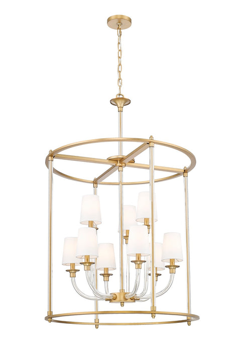 Z-Lite - 1950-9C-RB - Nine Light Chandelier - Katerina - Rubbed Brass