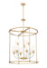 Z-Lite - 1950-9C-RB - Nine Light Chandelier - Katerina - Rubbed Brass