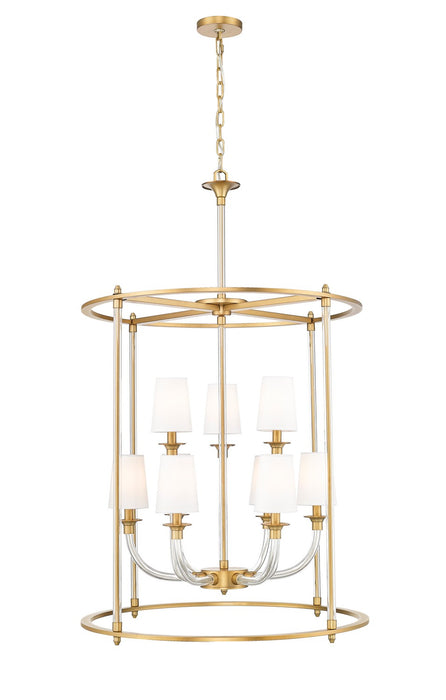 Z-Lite - 1950-9C-RB - Nine Light Chandelier - Katerina - Rubbed Brass