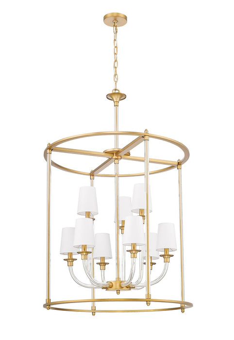 Z-Lite - 1950-9C-RB - Nine Light Chandelier - Katerina - Rubbed Brass